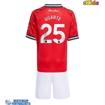 Manchester United Manuel Ugarte #25 Replica Home Minikit 2025-26 Short Sleeve (+ pants)